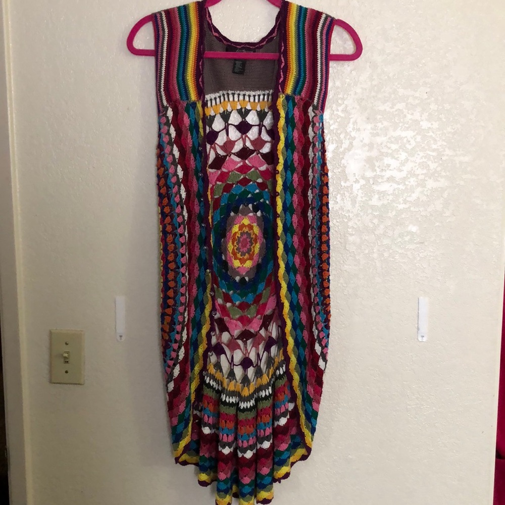 Crocheted vest